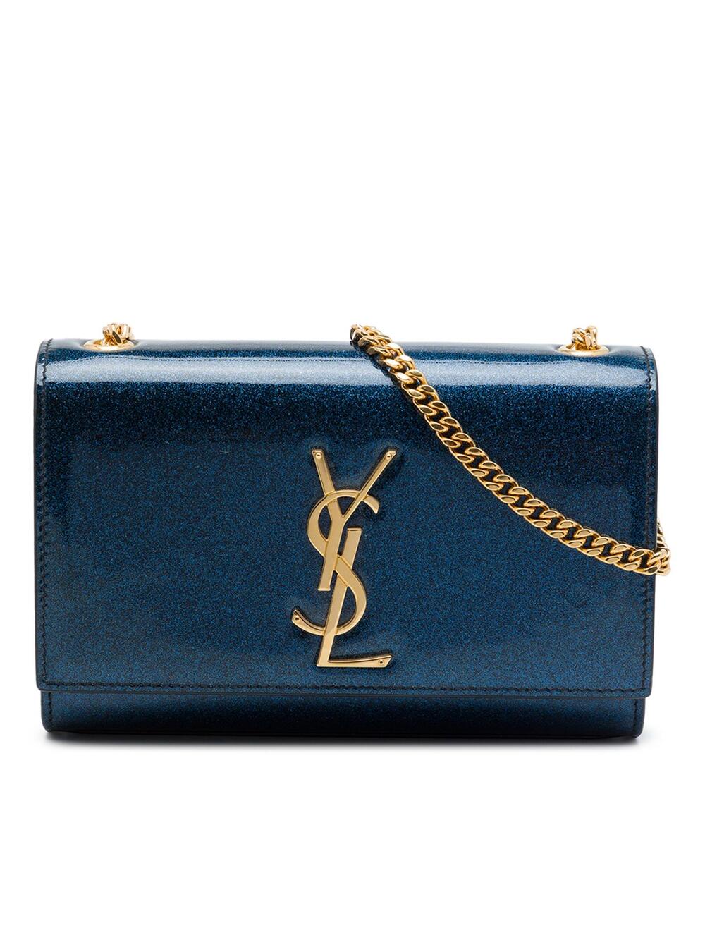 Saint Laurent Small Glitter Patent Kate #368435S10B